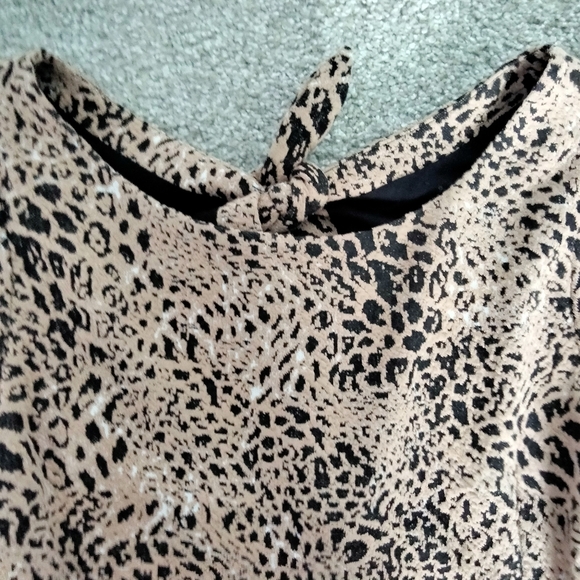 NWT Sz 14 Anthro Animal Print Dress - Picture 5 of 16